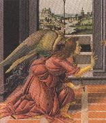 Sandro Botticelli, Details of Annunciation (mk36)